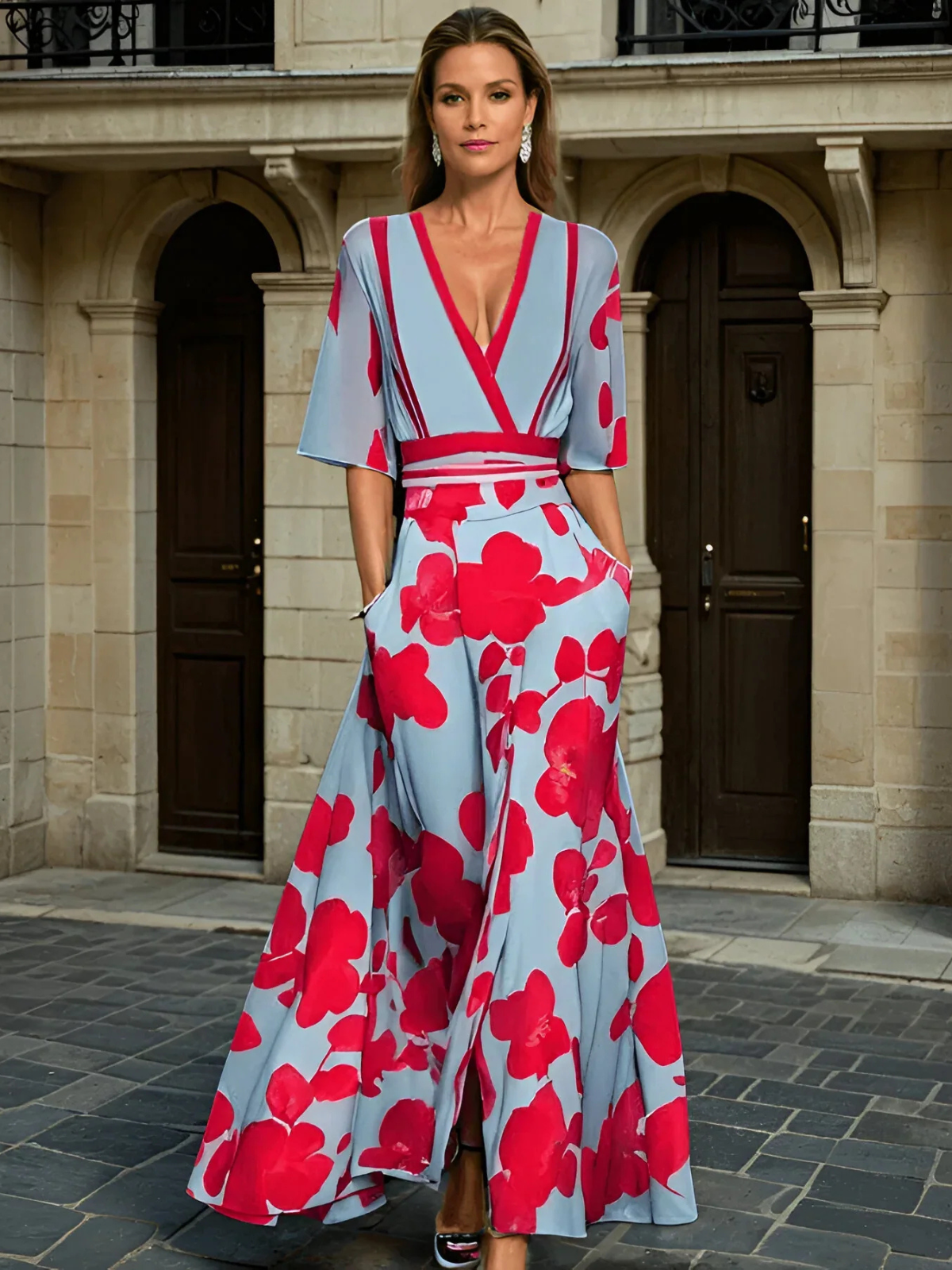W&N™ | Milano design Sleeved Dress