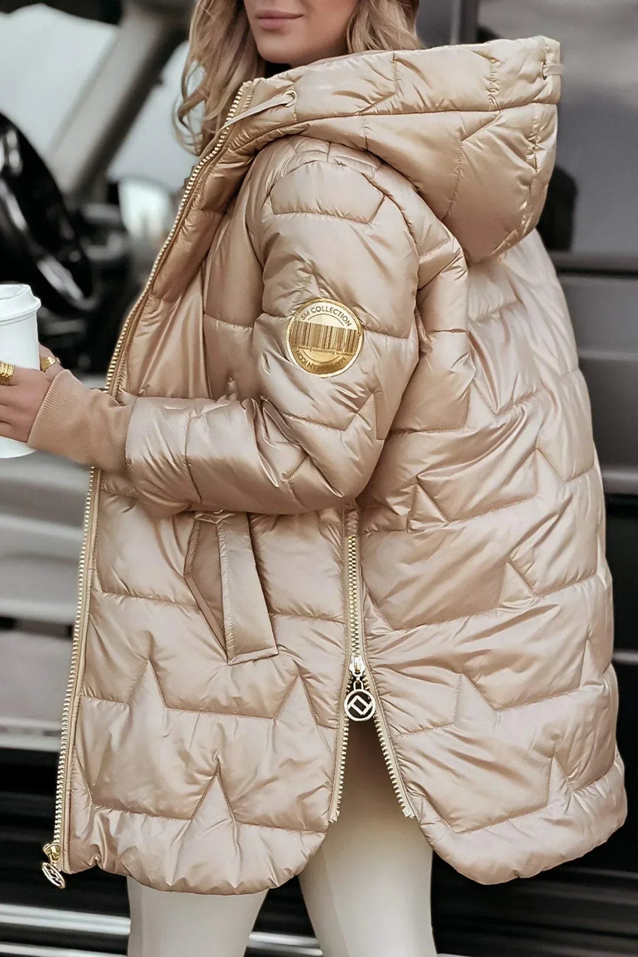 W&N™ | Elegant Winter Coat with Hood and Padding