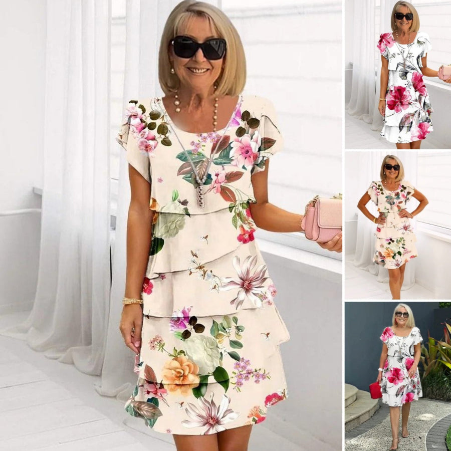 W&N™ | Graceful Floral Elegance Dress