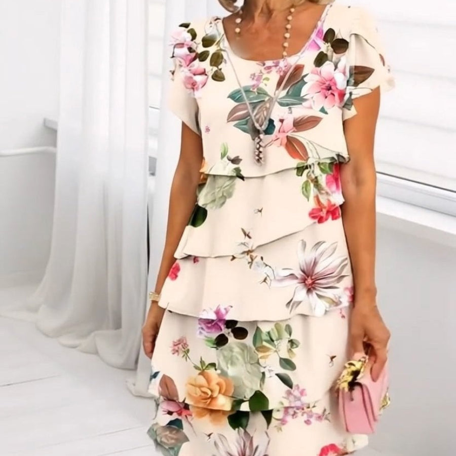 W&N™ | Graceful Floral Elegance Dress