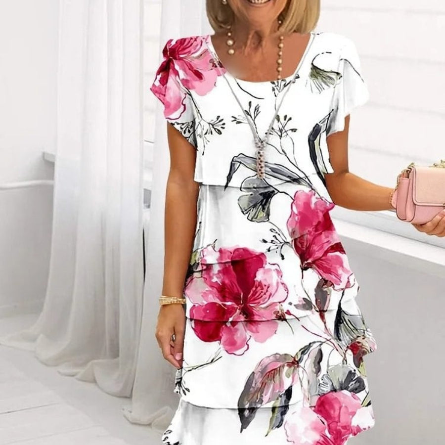 W&N™ | Graceful Floral Elegance Dress