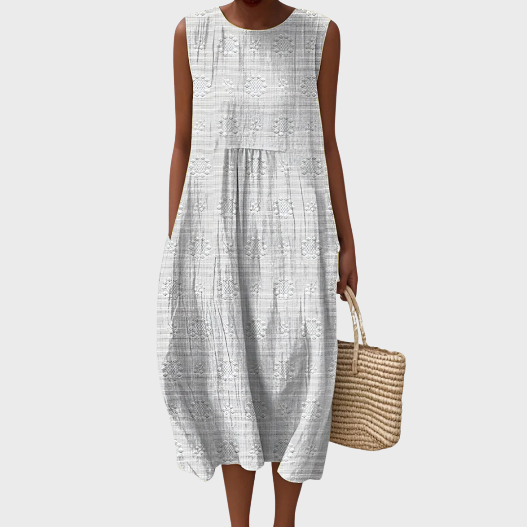 W&N™ | Embroidered Cotton Dress