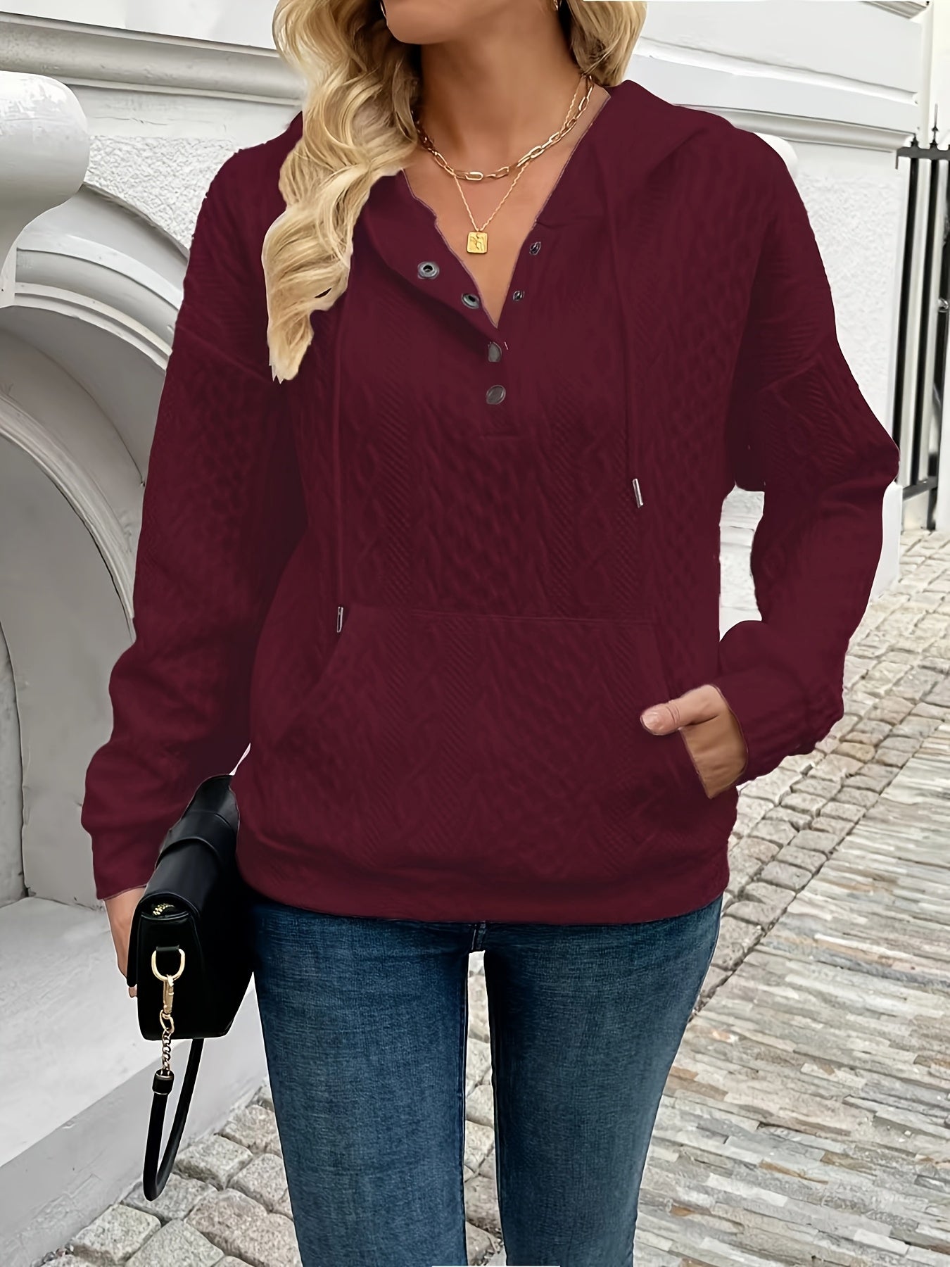 W&N™ |Sweater with cable texture