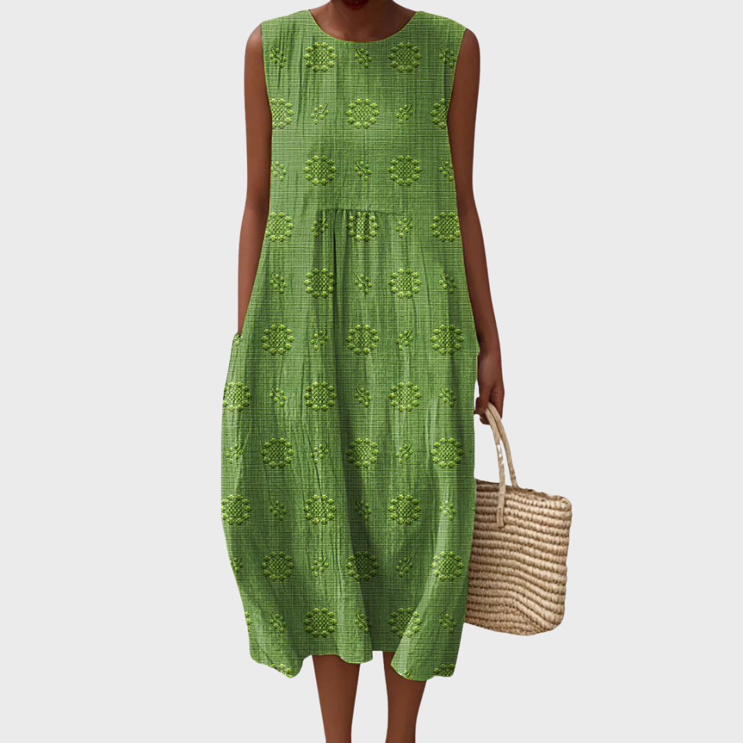 W&N™ | Embroidered Cotton Dress