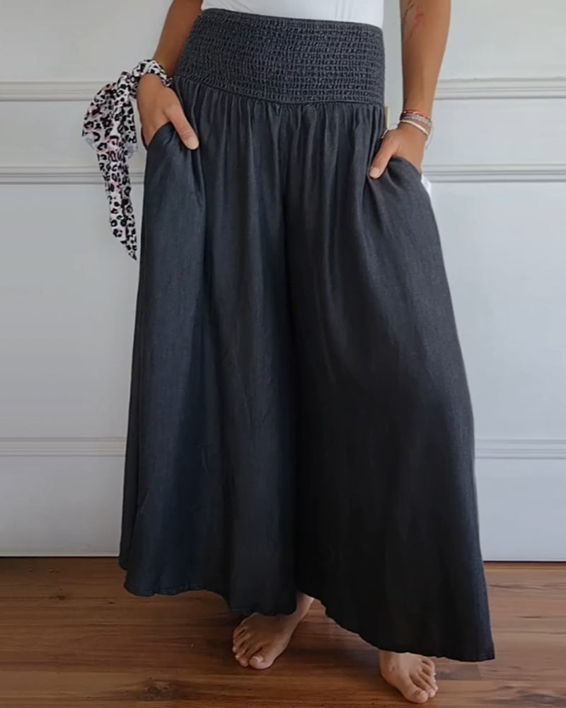 W&N™ | Flowy Smocked Waist Pants