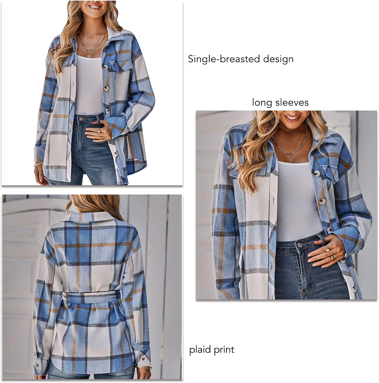 W&N™ | Women's Plaid Coat