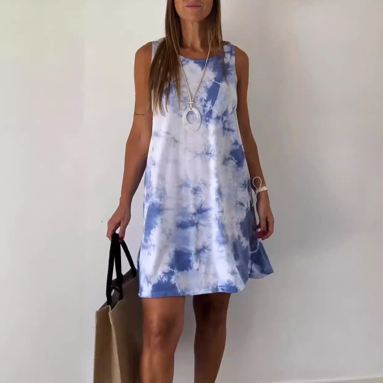 W&N™ | Gradient Tie Dye Print Mini Dress