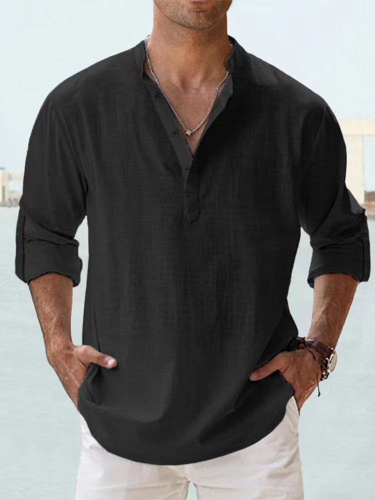 W&N™ | Classic Men's Linen Shirt