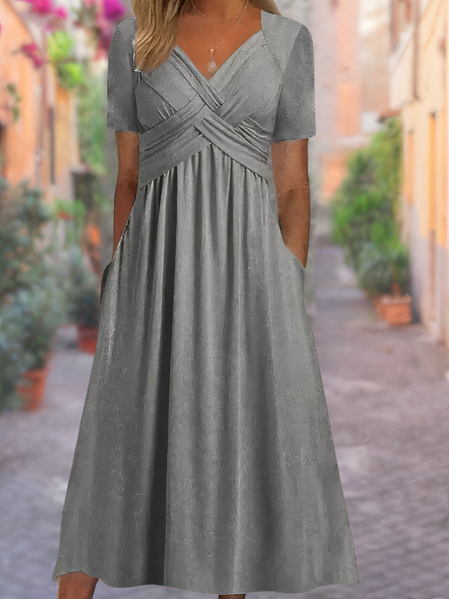 W&N™ | Comfortable V-Neck Dress