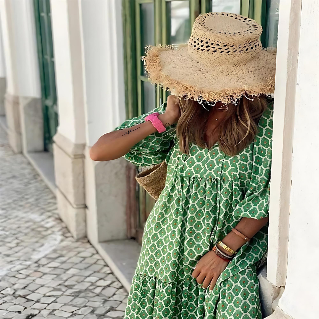 W&N™ | Women's Geometric Print High-Low Dress
