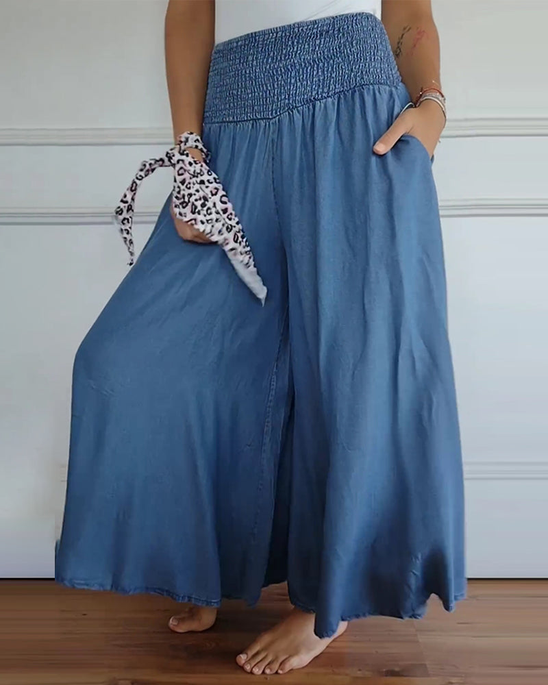 W&N™ | Flowy Smocked Waist Pants