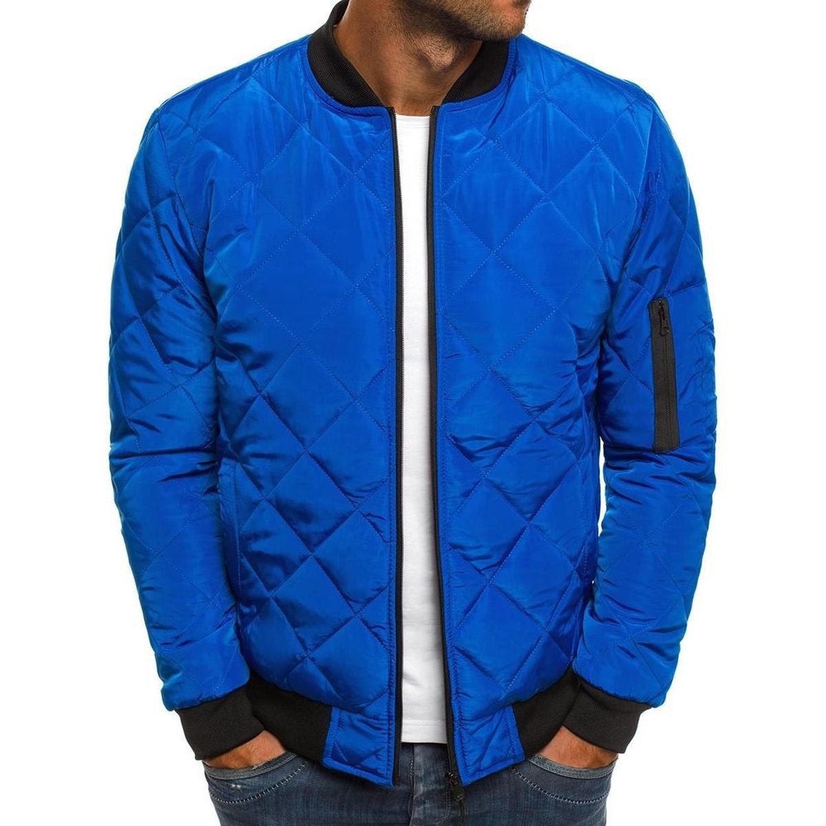 W&N™ | Quilted Regular Fit Jacket with Diamond Stitching