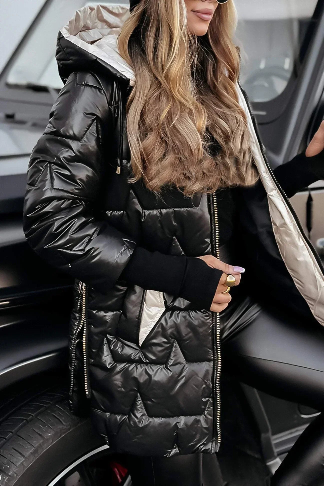 W&N™ | Elegant Winter Coat with Hood and Padding