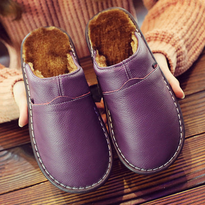 W&N™ | Waterproof Leather Slippers