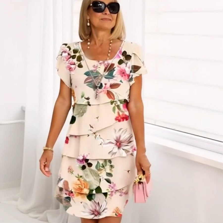 W&N™ | Graceful Floral Elegance Dress